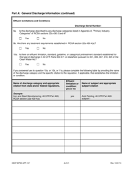 Form DEEP-WPED-APP-107 Attachment O Discharge Information - Connecticut, Page 4