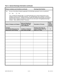 Form DEEP-WPED-APP-107 Attachment O Discharge Information - Connecticut, Page 5