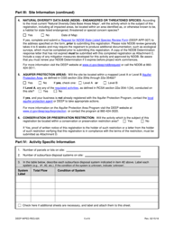 Form DEEP-WPED-REG-025 General Permit Registration Form to Discharge From Subsurface Sewage Disposal Systems Serving Existing Facilities - Connecticut, Page 5