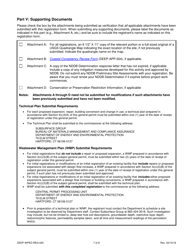 Form DEEP-WPED-REG-025 General Permit Registration Form to Discharge From Subsurface Sewage Disposal Systems Serving Existing Facilities - Connecticut, Page 7