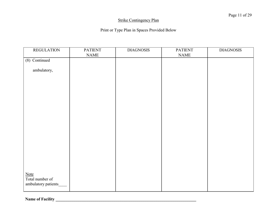 Exhibit A Strike Contingency Plan - Connecticut, Page 11