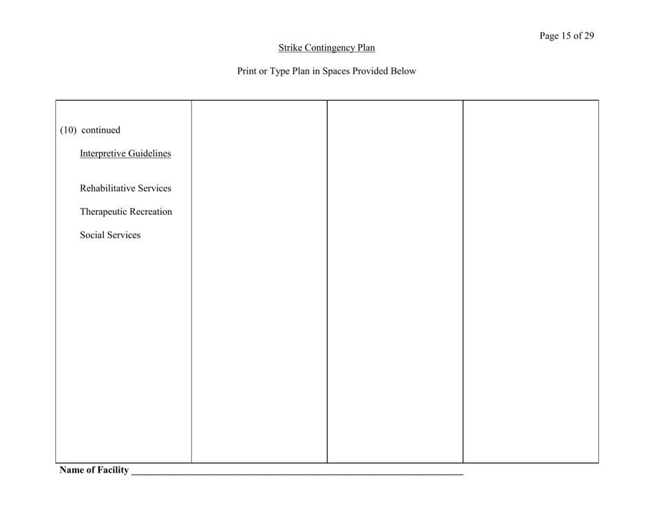 Exhibit A Strike Contingency Plan - Connecticut, Page 15