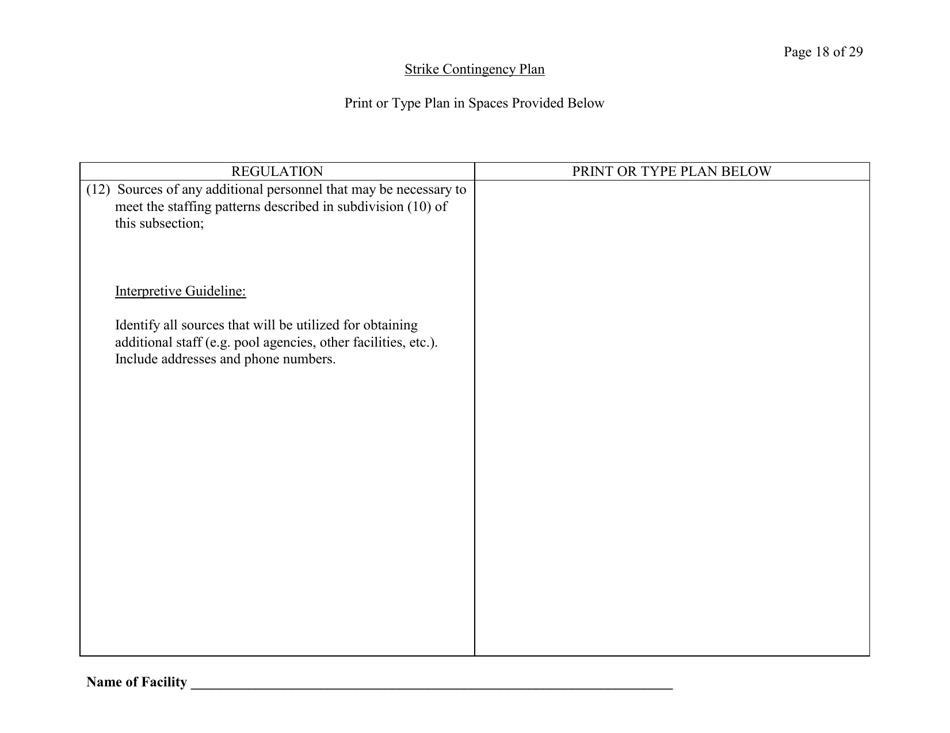 Exhibit A Strike Contingency Plan - Connecticut, Page 18