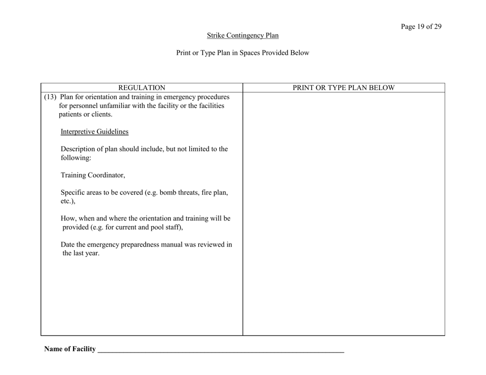 Exhibit A Strike Contingency Plan - Connecticut, Page 19