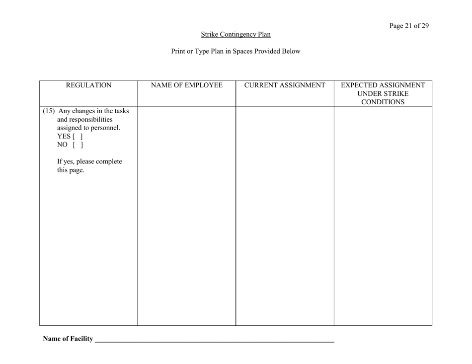 Exhibit A Strike Contingency Plan - Connecticut, Page 21
