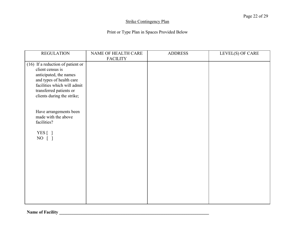 Exhibit A Strike Contingency Plan - Connecticut, Page 22