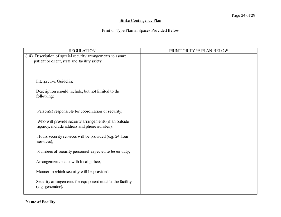 Exhibit A Strike Contingency Plan - Connecticut, Page 24