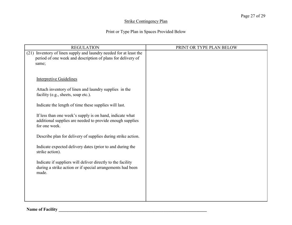 Exhibit A Strike Contingency Plan - Connecticut, Page 27