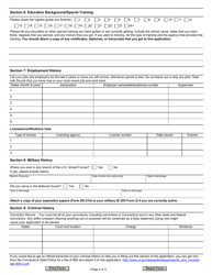 Form JD-AP-187 Certificate of Employability Application - Cssd - Connecticut, Page 2