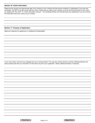Form JD-AP-187 Certificate of Employability Application - Cssd - Connecticut, Page 3