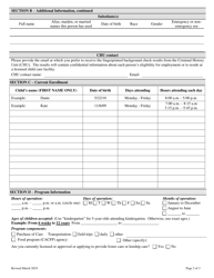 Family Child Care Home Renewal License Application - Delaware, Page 2