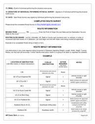 HP Form 16 Route Survey for the State of Delaware - Delaware, Page 5