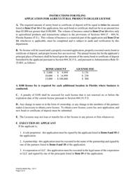 Form FDACS-06302 Application for Agricultural Products Dealer License - Florida, Page 3