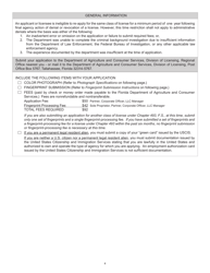Form FDACS-16055 Application for Change in Agency Partner, Corporate Officer or LLC Member - Florida, Page 5