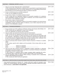 Form FDACS-16020 Application for Class &quot;k&quot; Firearms Instructor License - Arizona, Page 10