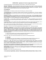 Form FDACS-13317 Application for Permit to Apply Aldicarb (Temik) - Florida, Page 2