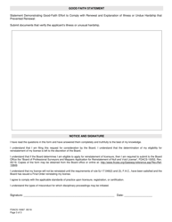 Form FDACS-10067 Board of Professional Surveyors and Mappers Request for Determination of Eligibility - Florida, Page 5