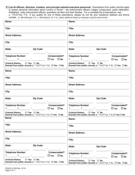 Form FDACS-10100 Charitable Organizations/Sponsors Registration Application - Florida, Page 10