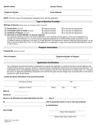 Form FDACS-10111 Pawnbrokering Registration Application - Florida, Page 4