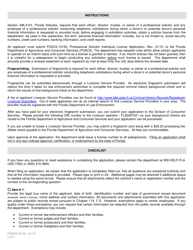 Form FDACS-10120 Professional Solicitor Individual License Application - Florida, Page 2