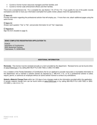 Form FDACS-10120 Professional Solicitor Individual License Application - Florida, Page 3