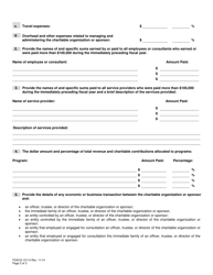 Form FDACS-10114 Solicitation of Contributions Supplemental Financial Disclosure - Florida, Page 2