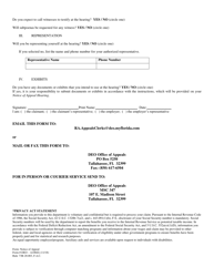 Form DEO-A100(E) Notice of Appeal - Florida, Page 2