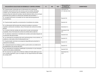 Formulario De Evaluacion Para Centros De Cuidado De Adultos - Florida (Spanish), Page 3