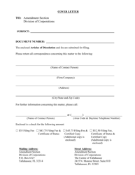 Form CR2E012A Articles of Dissolution - Florida, Page 2