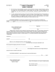 Form 21-A (700-050-22) Surety Takeover - Florida, Page 2