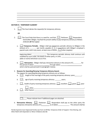Family Law Form 12.947(B) Temporary Order of Support, Time-Sharing, and Other Relief With Dependent or Minor Child(Ren) - Florida, Page 7