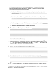 Family Law Form 12.950(D) &quot;Supplemental Petition to Permit Relocation With Minor Child(Ren)&quot; - Florida, Page 7