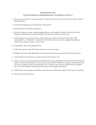Form B&amp;L: FPST-3 Forest Products Manufacturers Tax Return - Alabama, Page 2