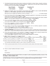 Form ADV-40 Business Personal Property Return - Alabama, Page 2