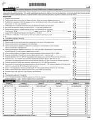 Form 20C Corporation Income Tax Return - Alabama, Page 2
