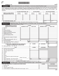 Form 20C Corporation Income Tax Return - Alabama, Page 3