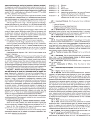 Instructions for Form ET-1 Financial Institution Excise Tax Return - Alabama, Page 3