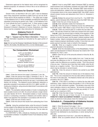 Instructions for Form 41 Fiduciary Income Tax Return - Alabama, Page 2