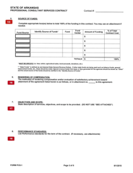 Instructions for Form PCS-1 Contract - Arkansas, Page 7