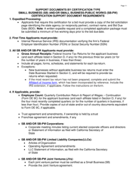 Form DGS PD812 Request for Small Business, Small Business for the Purpose of Public Works and/or Disabled Veteran Business Enterprise Certification (Application) - California, Page 11