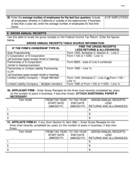 Form DGS PD812 Request for Small Business, Small Business for the Purpose of Public Works and/or Disabled Veteran Business Enterprise Certification (Application) - California, Page 7
