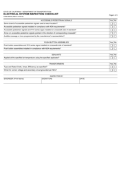Form CEM-5803A Electrical System Inspection Checklist - California, Page 4