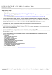 Form ADM-4043 ELB Limited Bid Emergency Force Account Agreement (Elb) - California, Page 4