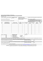 Document preview: Form ADM-3069 Disadvantaged Business Enterprises Utilization Report - California
