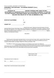 Form RW8-9 Agreement for Purchase - Tax Deeded Property - California, Page 5