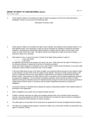 Form RW8-10 Grant of Right to Take Material - California, Page 2