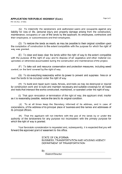 Form RW8-6 Application for Public Highway - California, Page 2