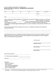 Document preview: Form RW10-20 90-day Notice to Vacate - Residential Occupant - California