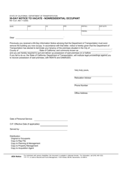 Document preview: Form RW10-24 30-day Notice to Vacate - Nonresidential Occupant - California