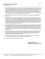 Form RW12-05 Notice of Sale - Sealed Bid - California, Page 3